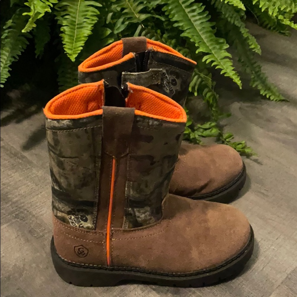 game winner unisex camo hunting boots size 12